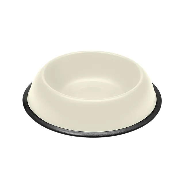 ferplast-mira-kc-70-cuelle-chien-chat-m-tal-blanc-bol-acier-inoxydable image 1