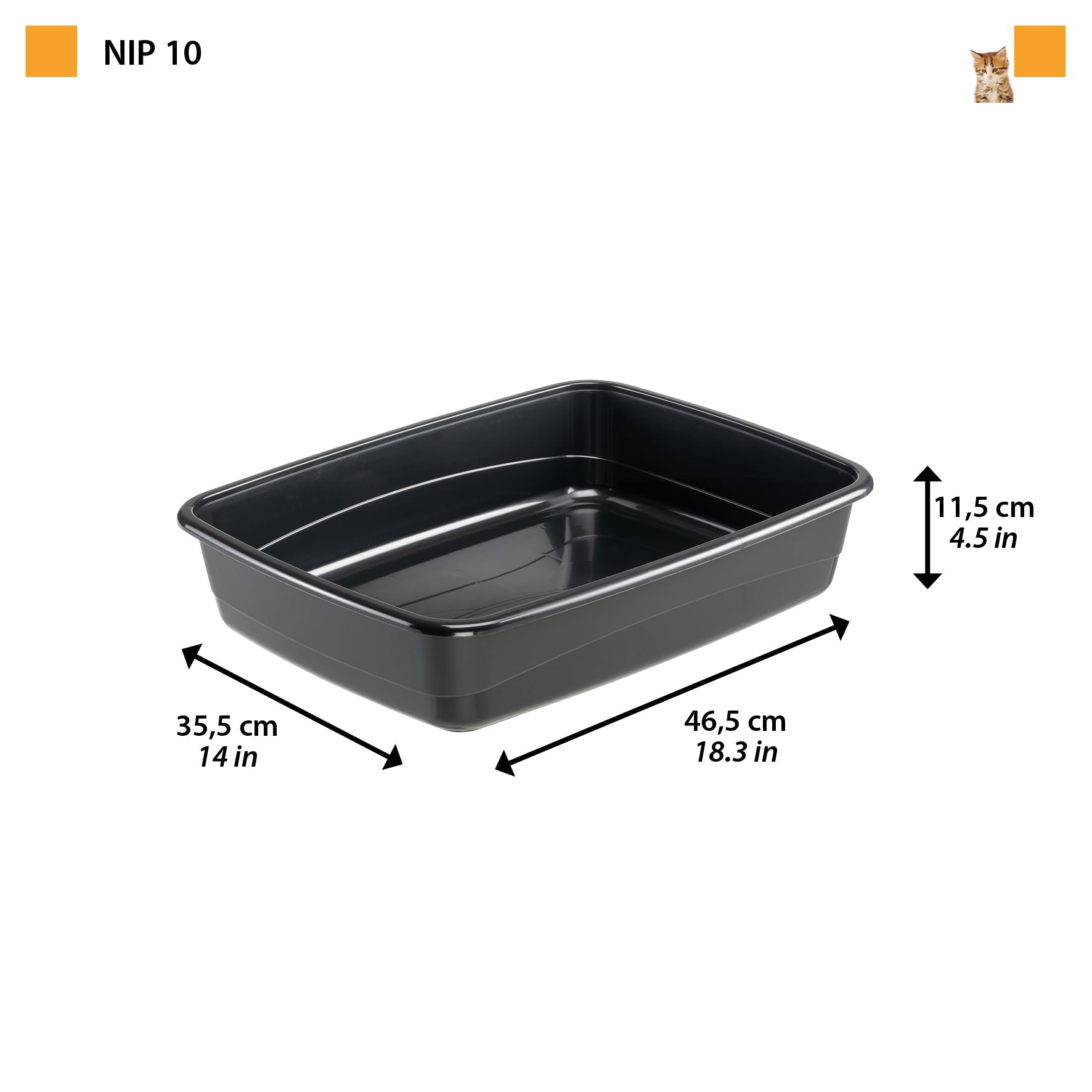 ferplast-nip-10-black-bac-liti-re-pour-chat-noir image 2