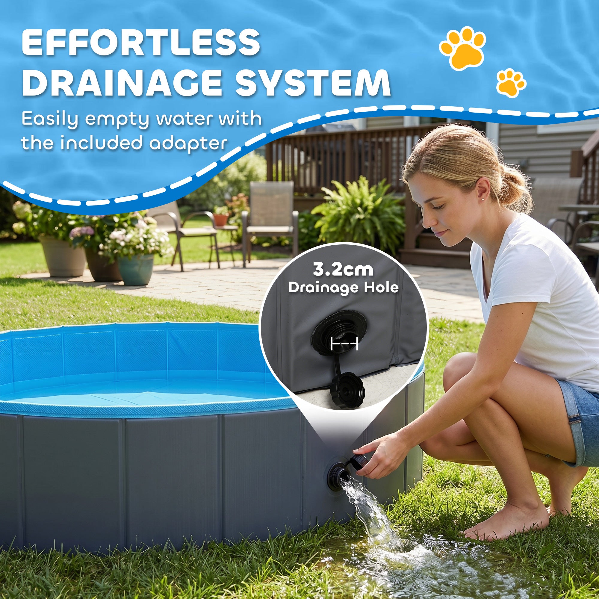 pawhut-piscine-chien-pliable-avec-fond-antid-rapant-120-x-30-cm-adaptateur-tuyau image 8