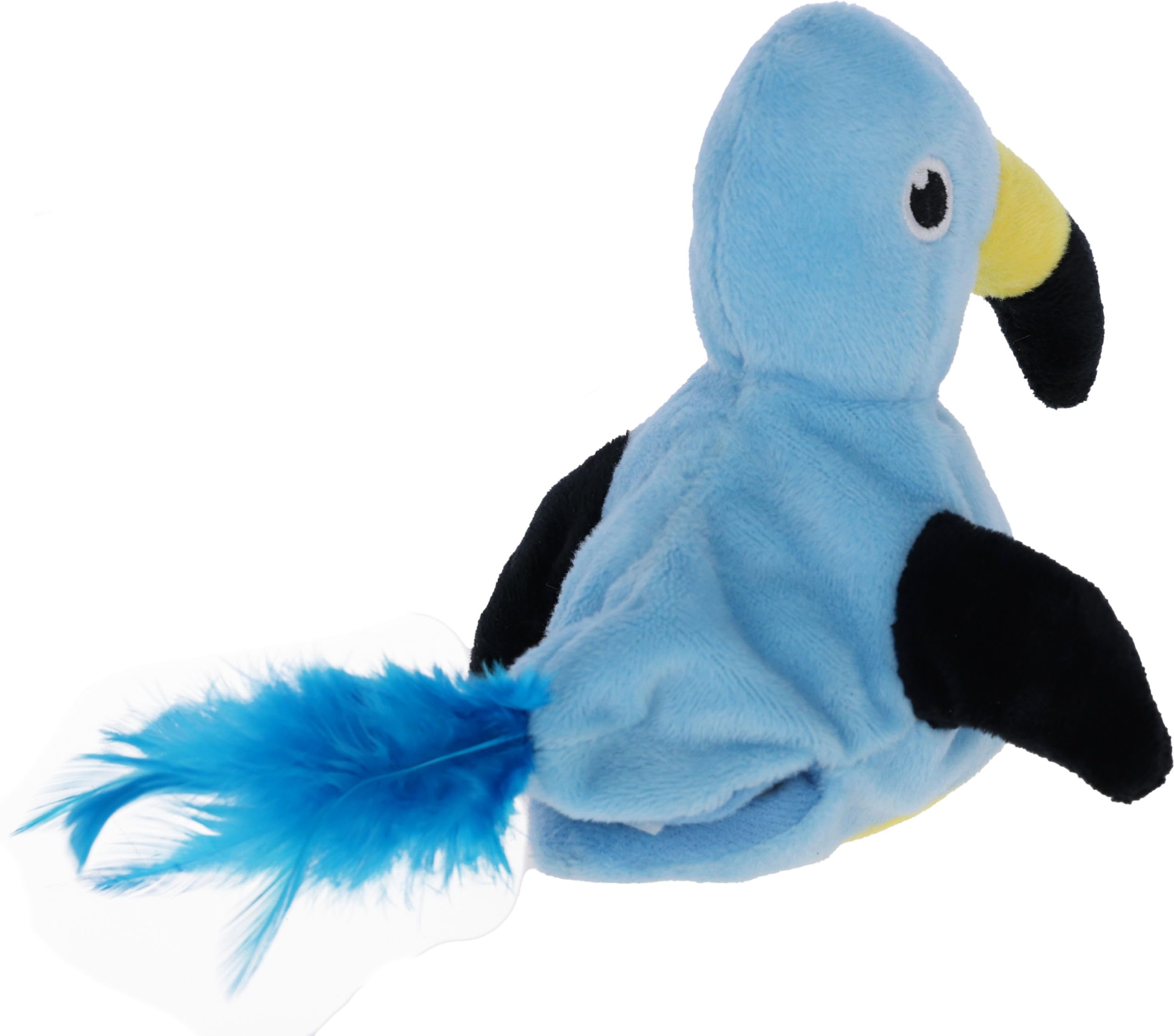kerbl-pet-jumping-oiseau-interactif-chat-bleu-jaune-17-x-12-5-cm-rechargeable-us image 4