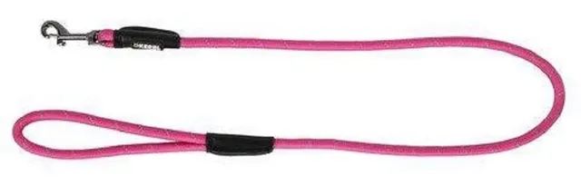 kerbl-seoul-laisse-pour-chien-ronde-rose-100-cm-x-8-mm-r-fl-chissante image 1