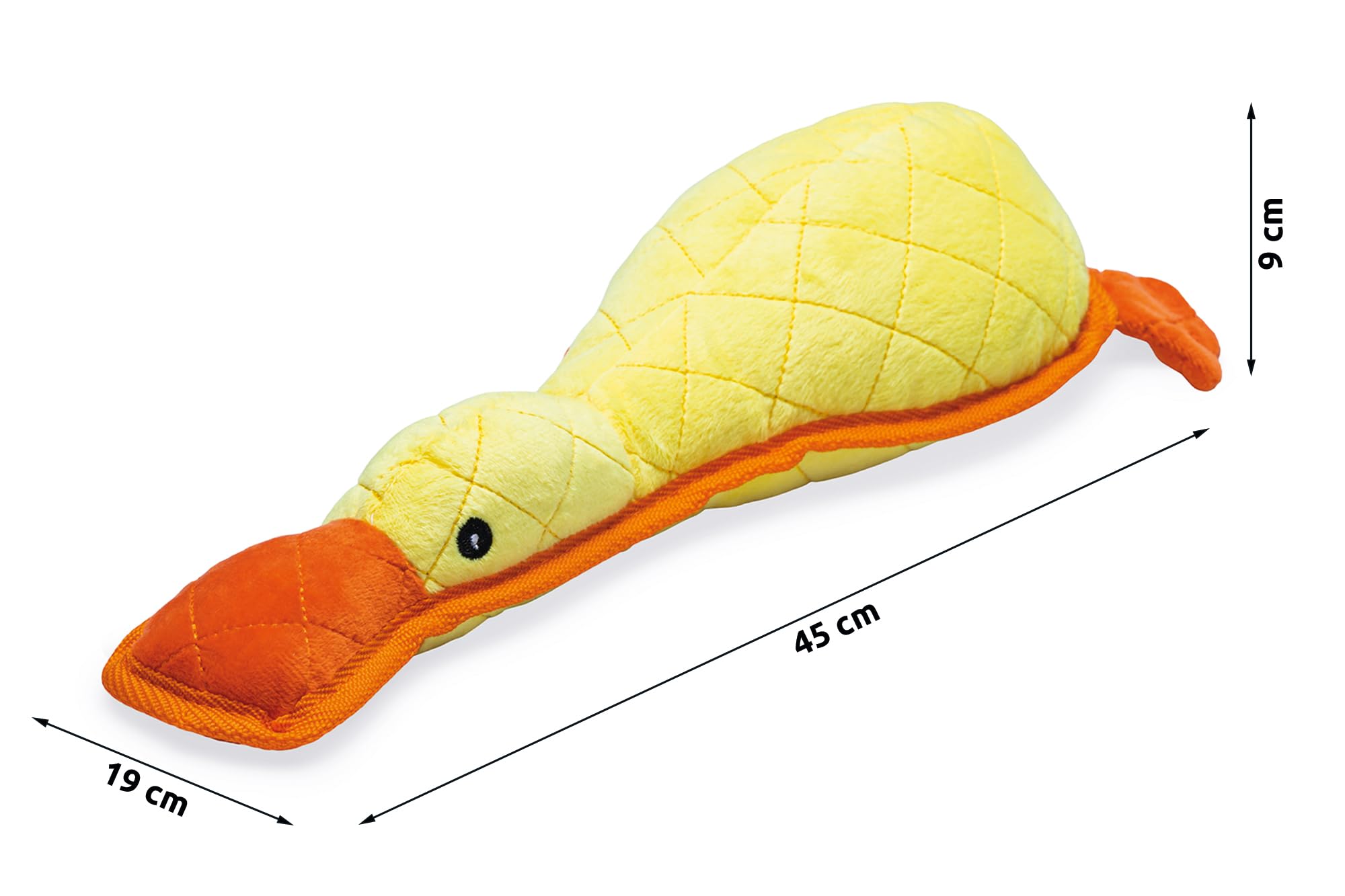 karlie-canard-amba-jouet-en-peluche-pour-chien-l-45-cm-jaune image 4