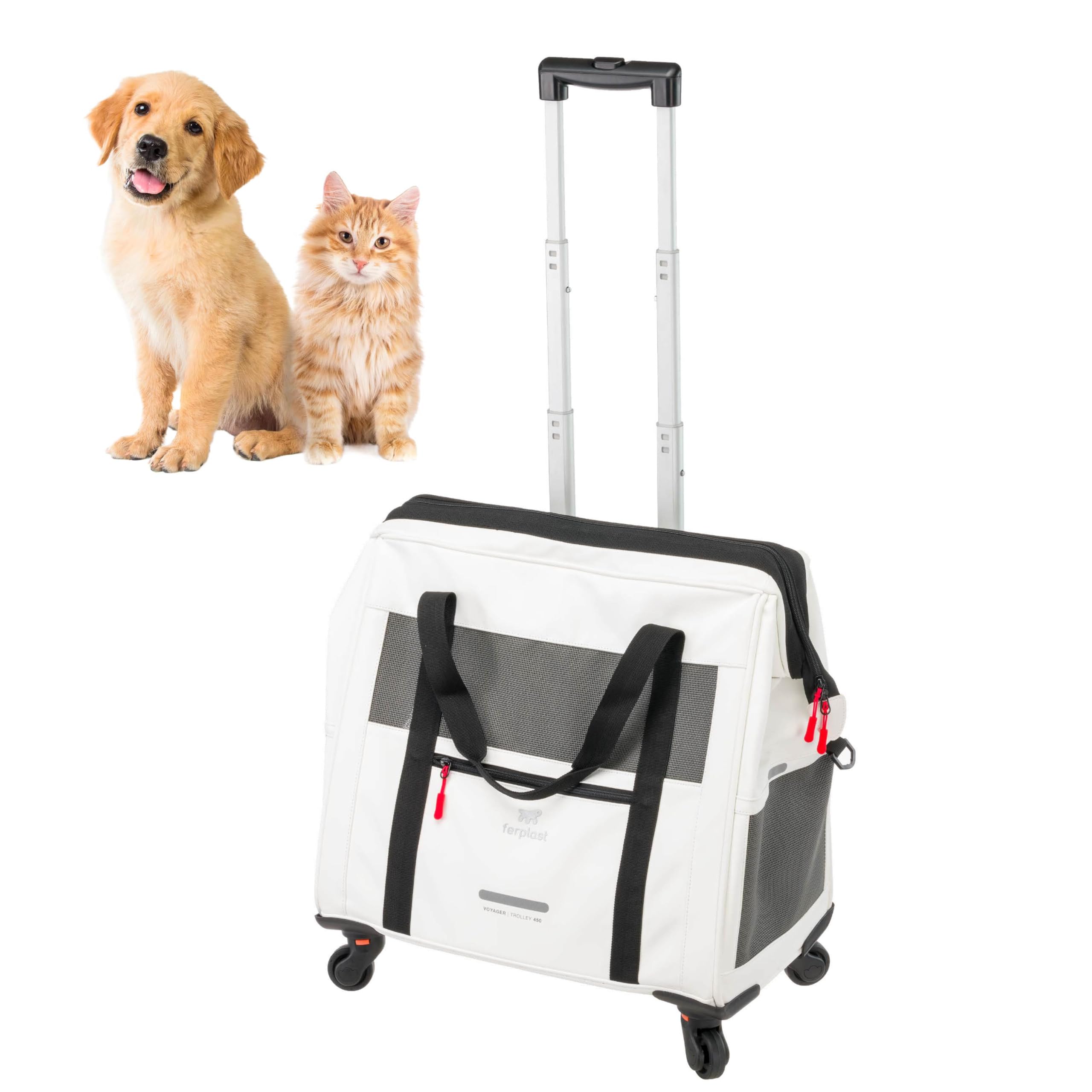 ferplast-voyager-trolley-sac-de-transport-chien-et-chat-roulettes-co-cuir-blanc- image 5