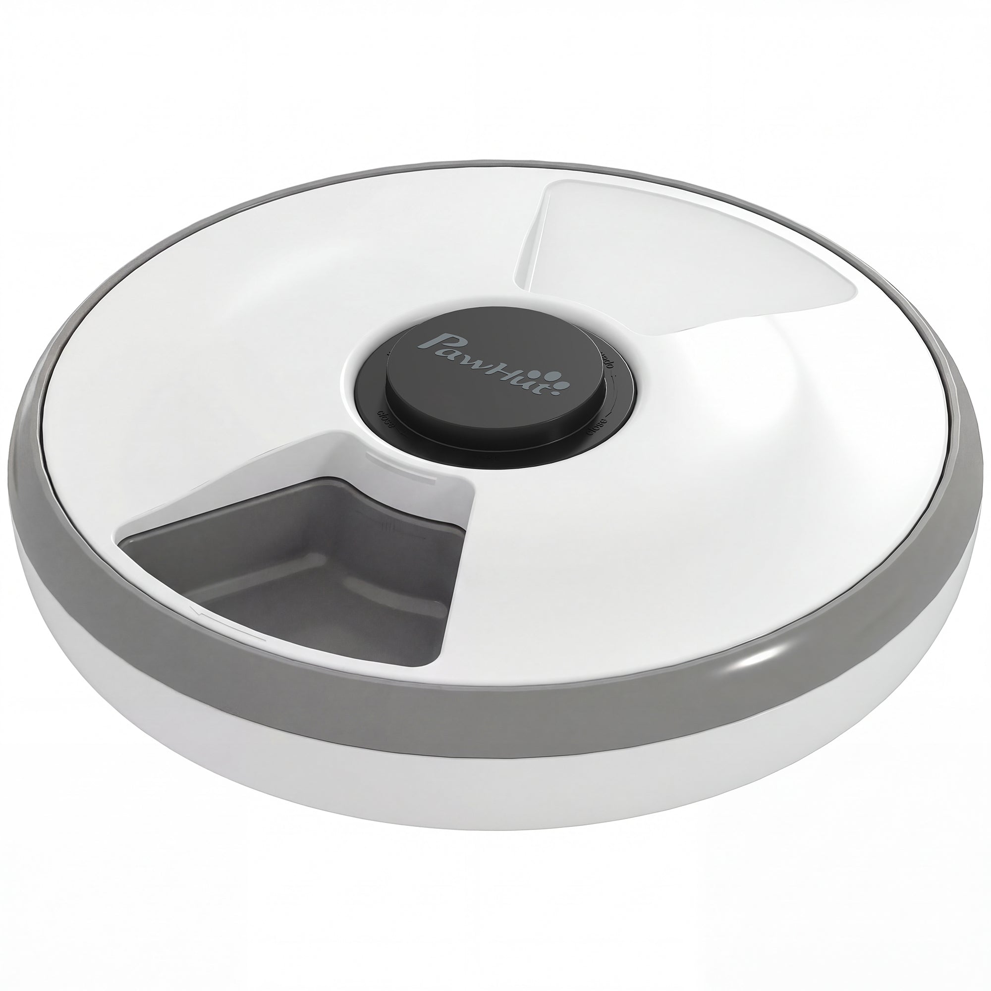 pawhut-distributeur-automatique-6-repas-6-x-180-ml-avec-minuteur-et-pain-de-glac image 2