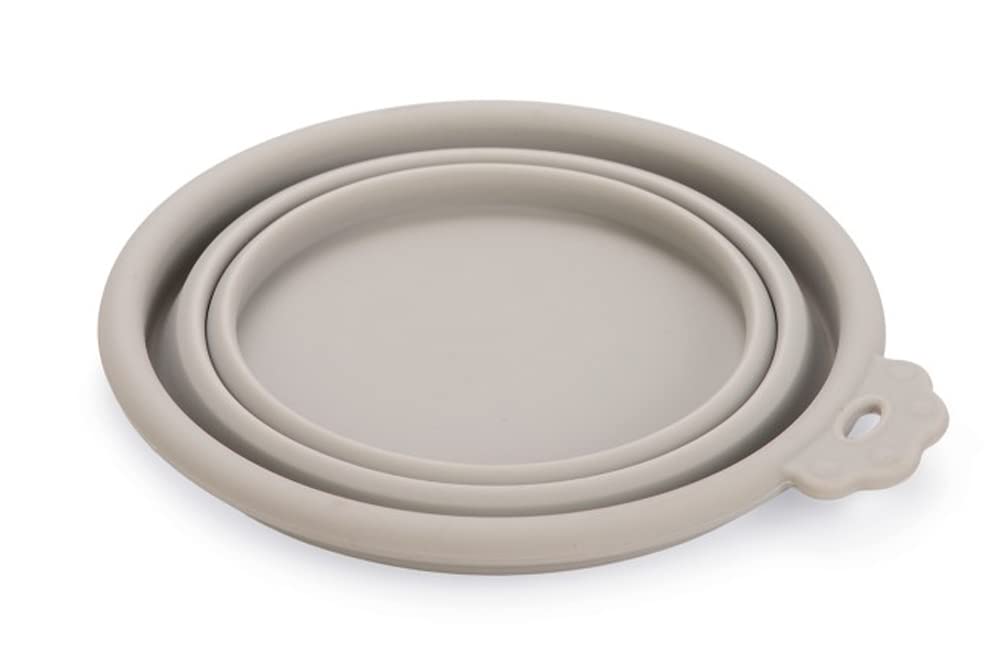 karlie-bol-de-voyage-en-silicone-250-ml-gris-pliable image 2