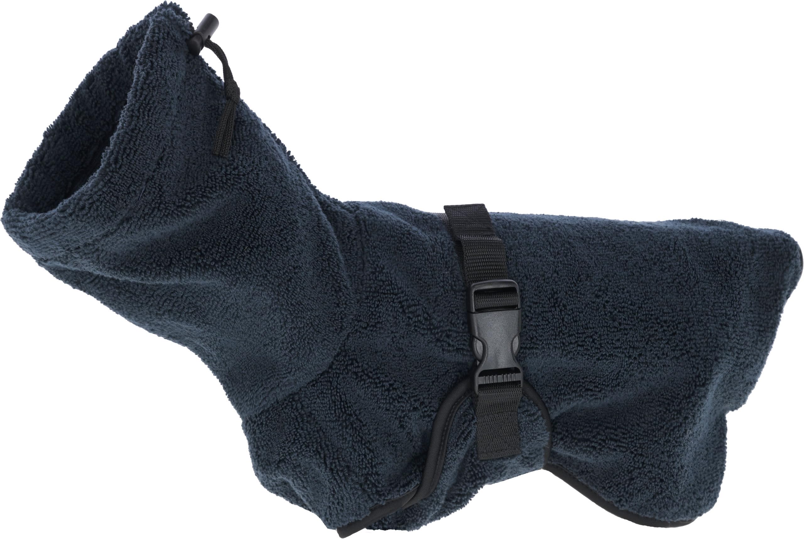 kerbl-pet-peignoir-pour-chien-en-microfibre-bleu-taille-l-60-cm image 1