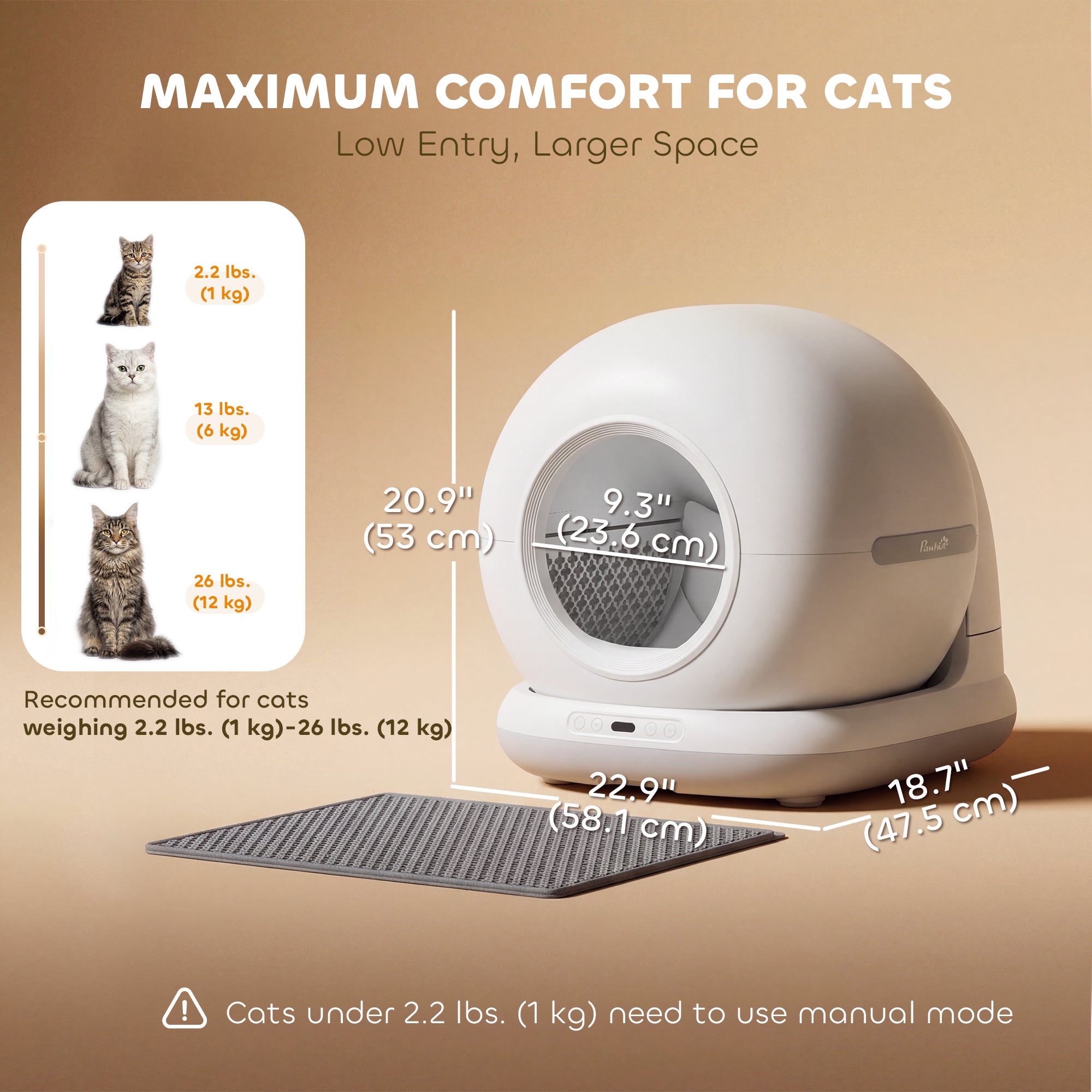 pawhut-liti-re-autonettoyante-intelligente-avec-contr-le-app image 5