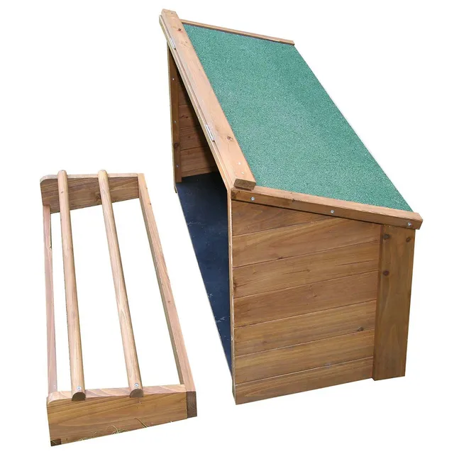 kerbl-hobbyfarming-fortuna-nid-de-ponte-en-bois-pour-clapier-41-x-63-x-41-cm-ave image 1