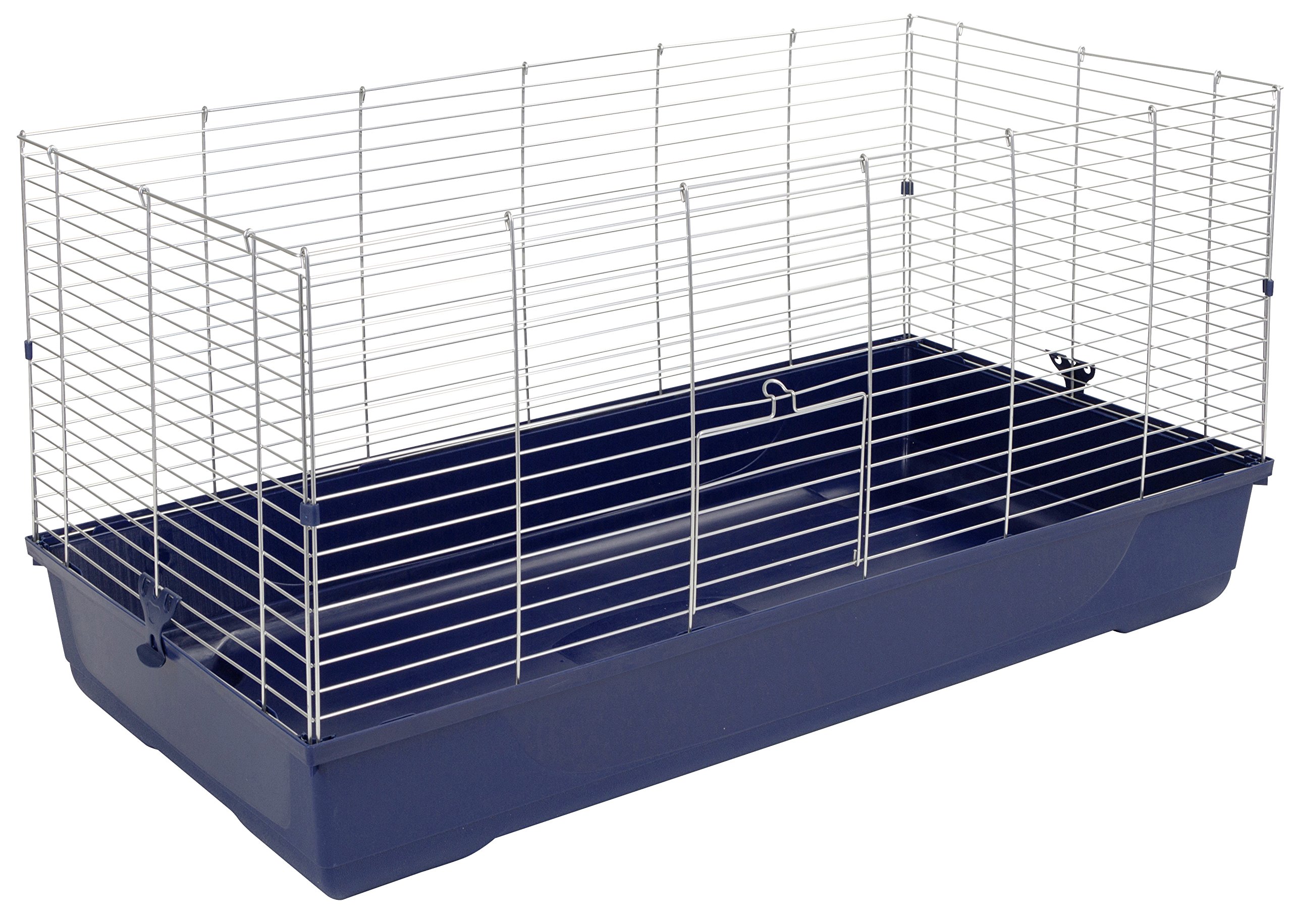 kerbl-maxi-baldo-twin-cage-pour-petits-animaux-2-tages-120-x-58-x-86-cm-bleu-fon image 2