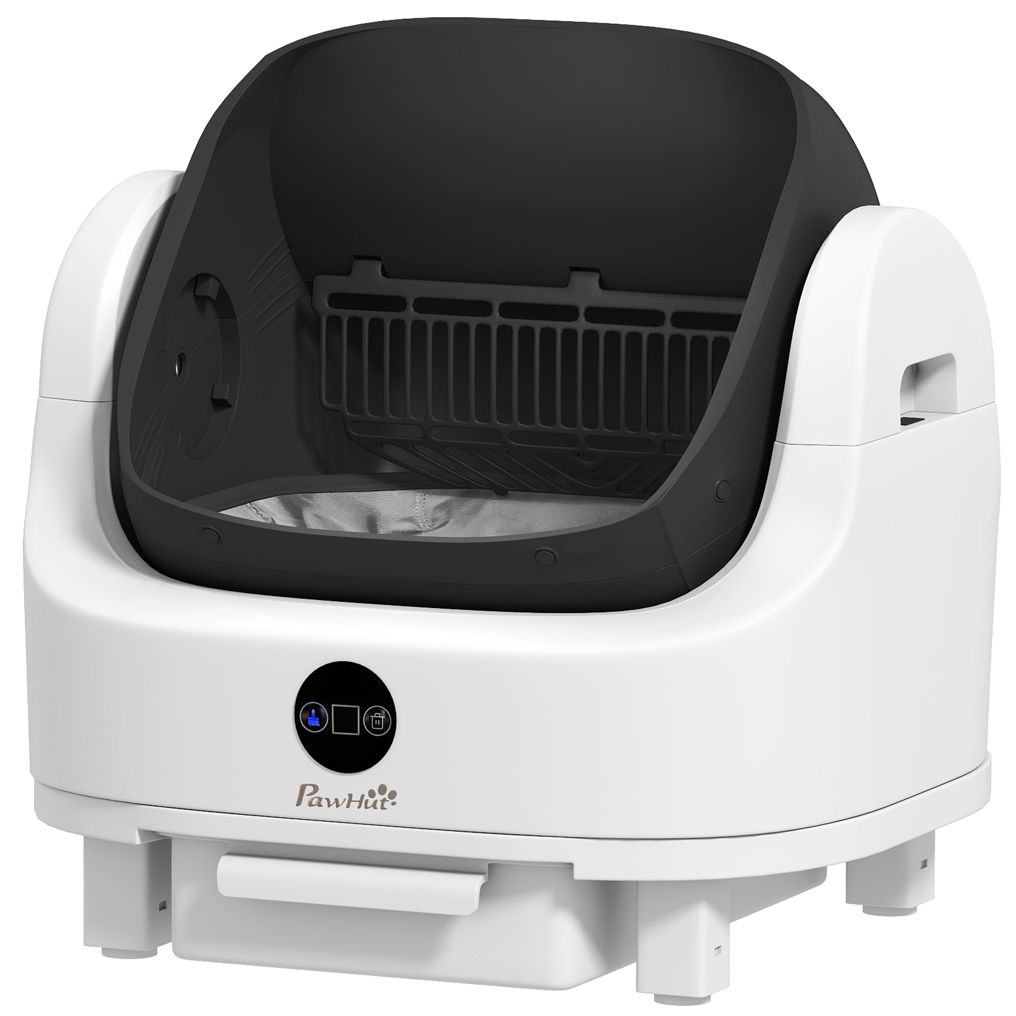 pawhut-liti-re-auto-nettoyante-ouverture-sup-rieure-pour-chats-et-seniors-anti-o image 2