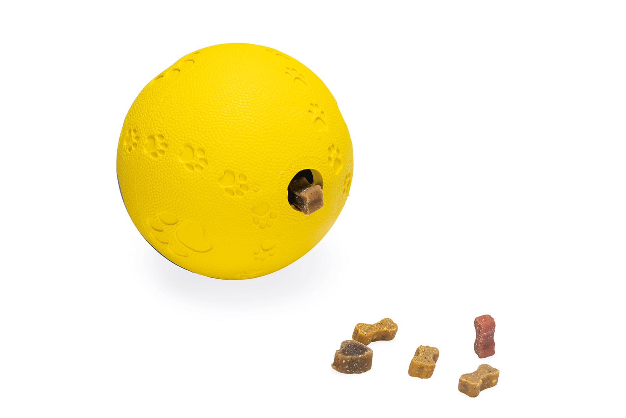 karlie-balle-ruffus-7-cm-jouet-pour-chien-distributeur-de-friandises-vanille image 3
