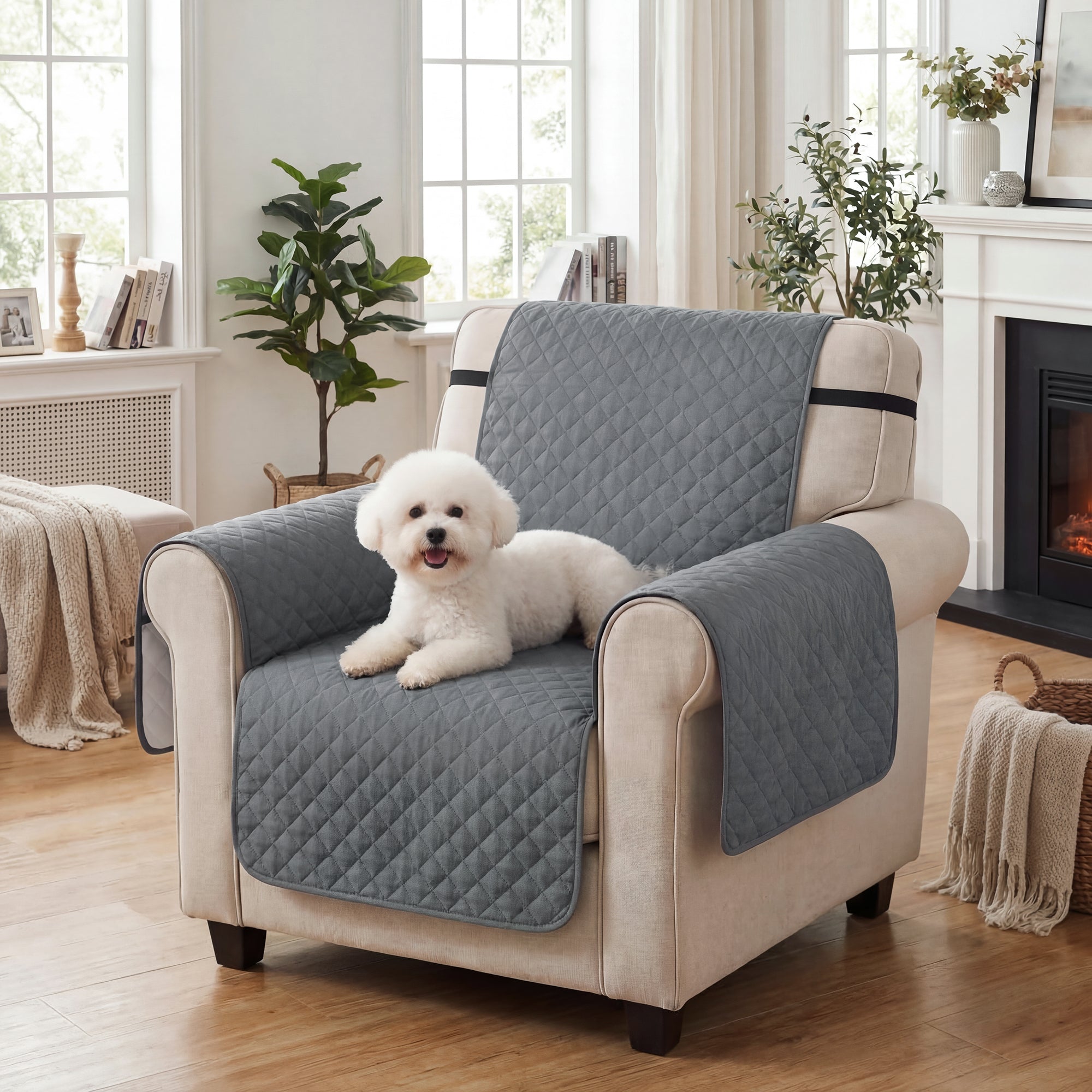 pawhut-housse-de-canap-imperm-able-antid-rapante-pour-chiens-et-chats-gris image 4