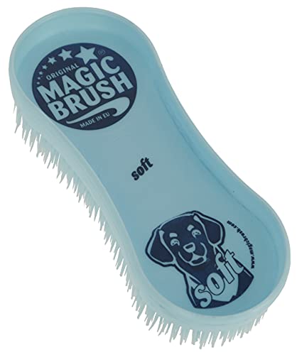 kerbl-magicbrush-dog-soft-brosse-pour-chien-bleu-clair image 2
