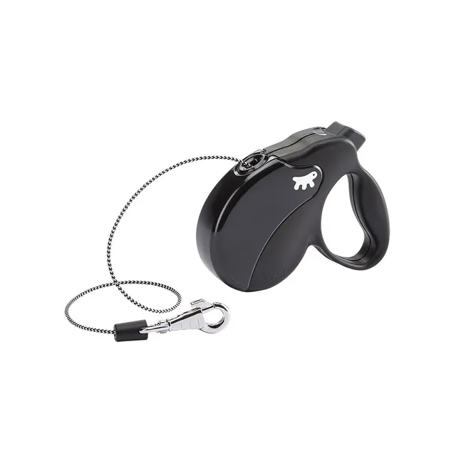 ferplast-amigo-mini-laisse-enrouleur-cordon-3-m-pour-chiens-jusqu-12-kg-noir image 1