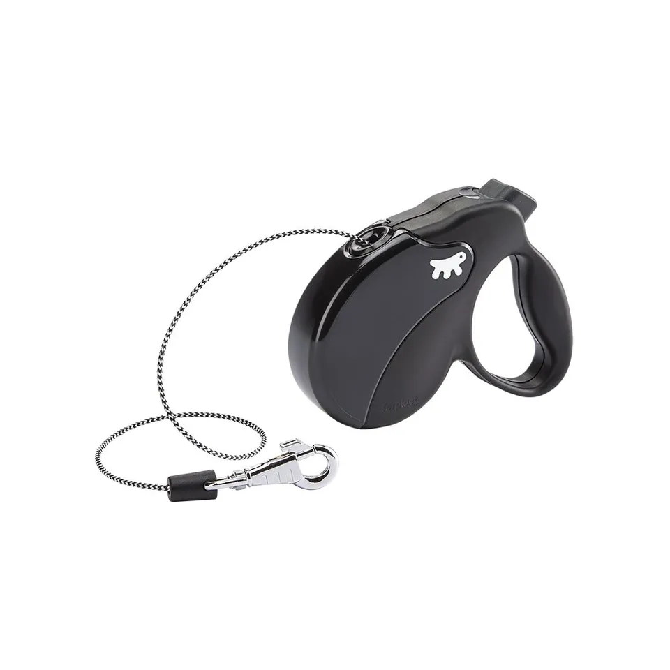 ferplast-amigo-mini-laisse-enrouleur-cordon-3-m-pour-chiens-jusqu-12-kg-noir image 1