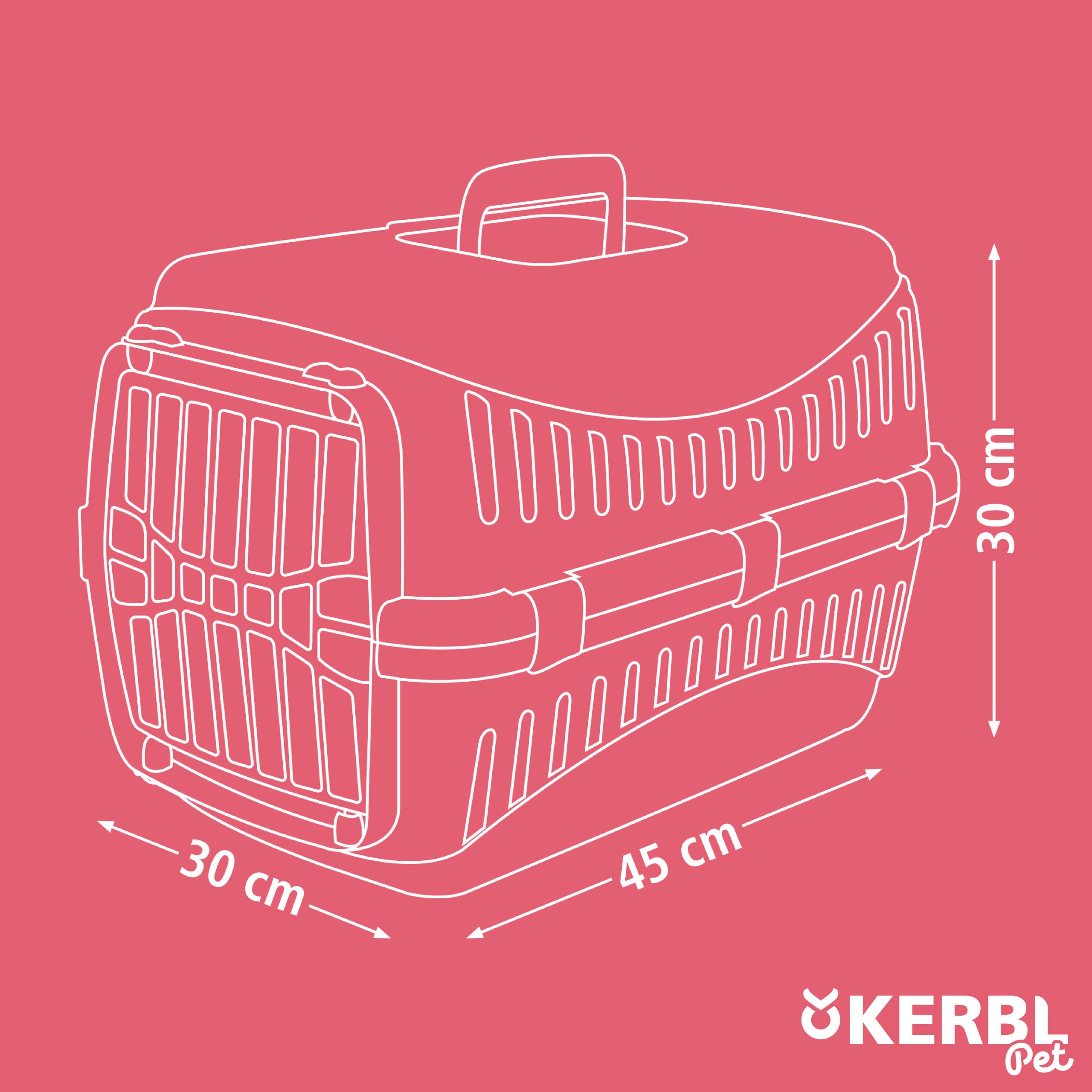 kerbl-pet-expedion-cage-de-transport-cr-me-taupe-45x30x30-cm image 6