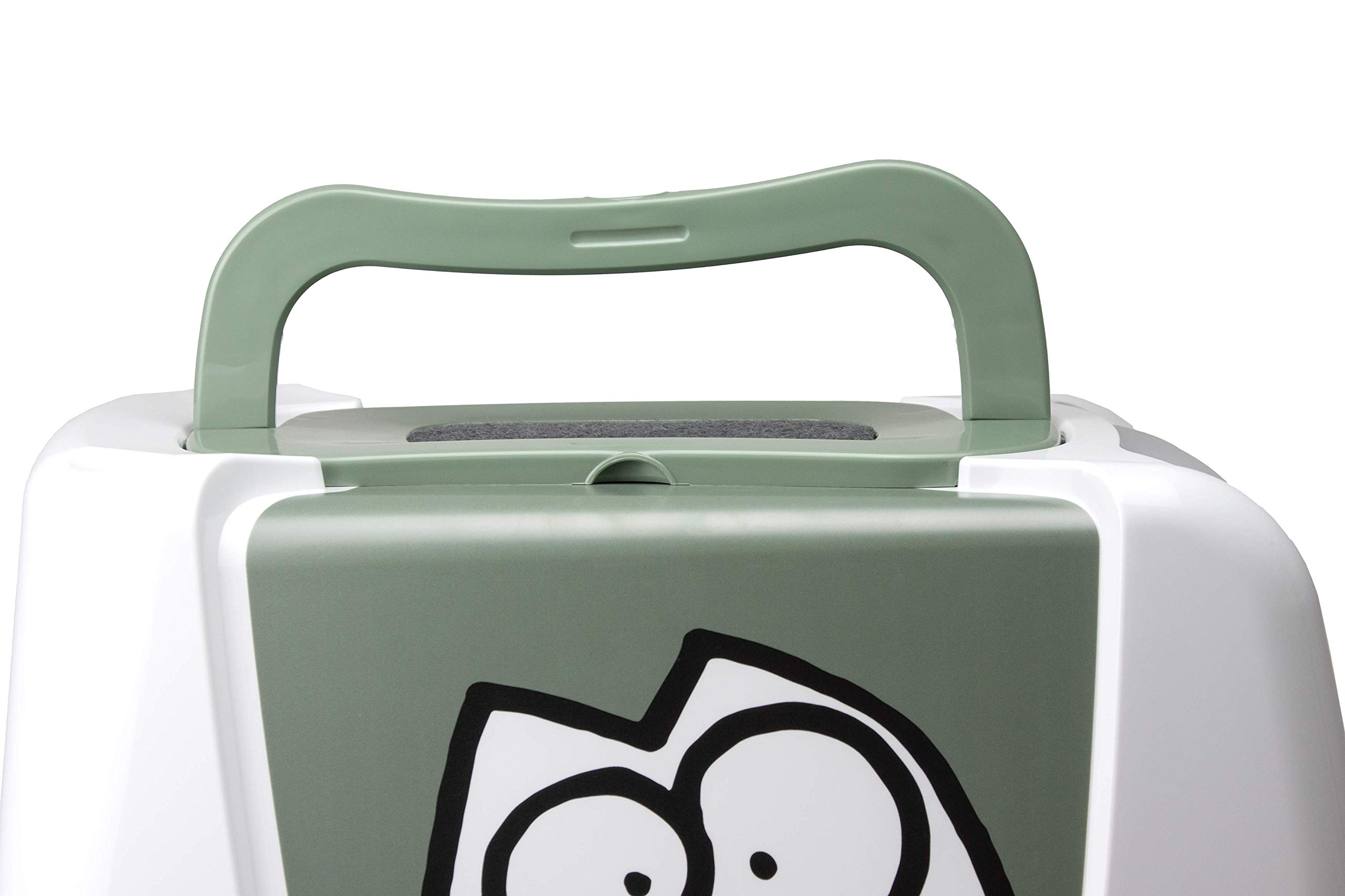 karlie-simon-s-cat-bac-liti-re-ferm-pour-chat-vert-l-50-x-l-37-x-h-39-cm image 7