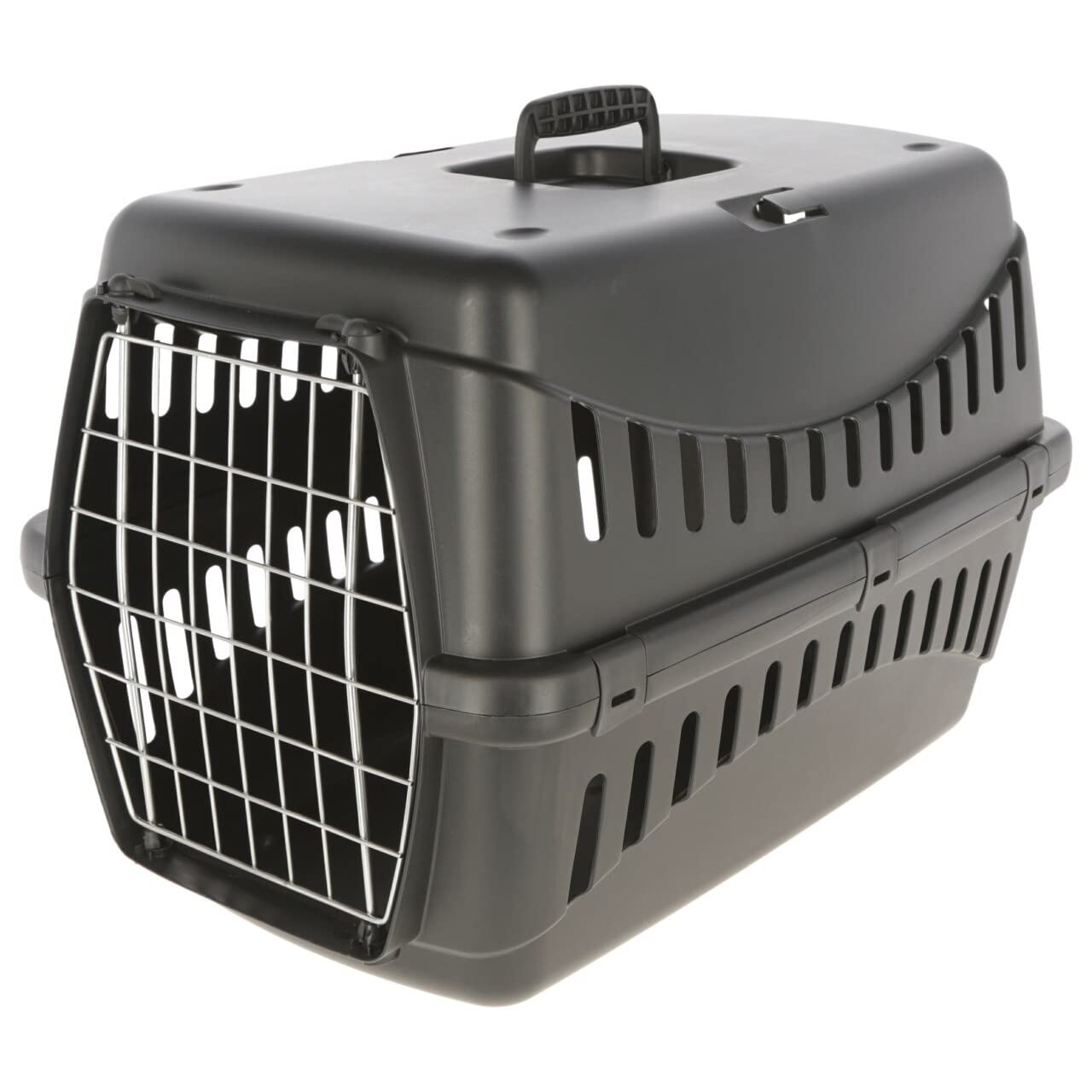 kerbl-cage-de-transport-expedition-eco-58x38x38-cm-noire-pour-chats-et-petits-ch image 2