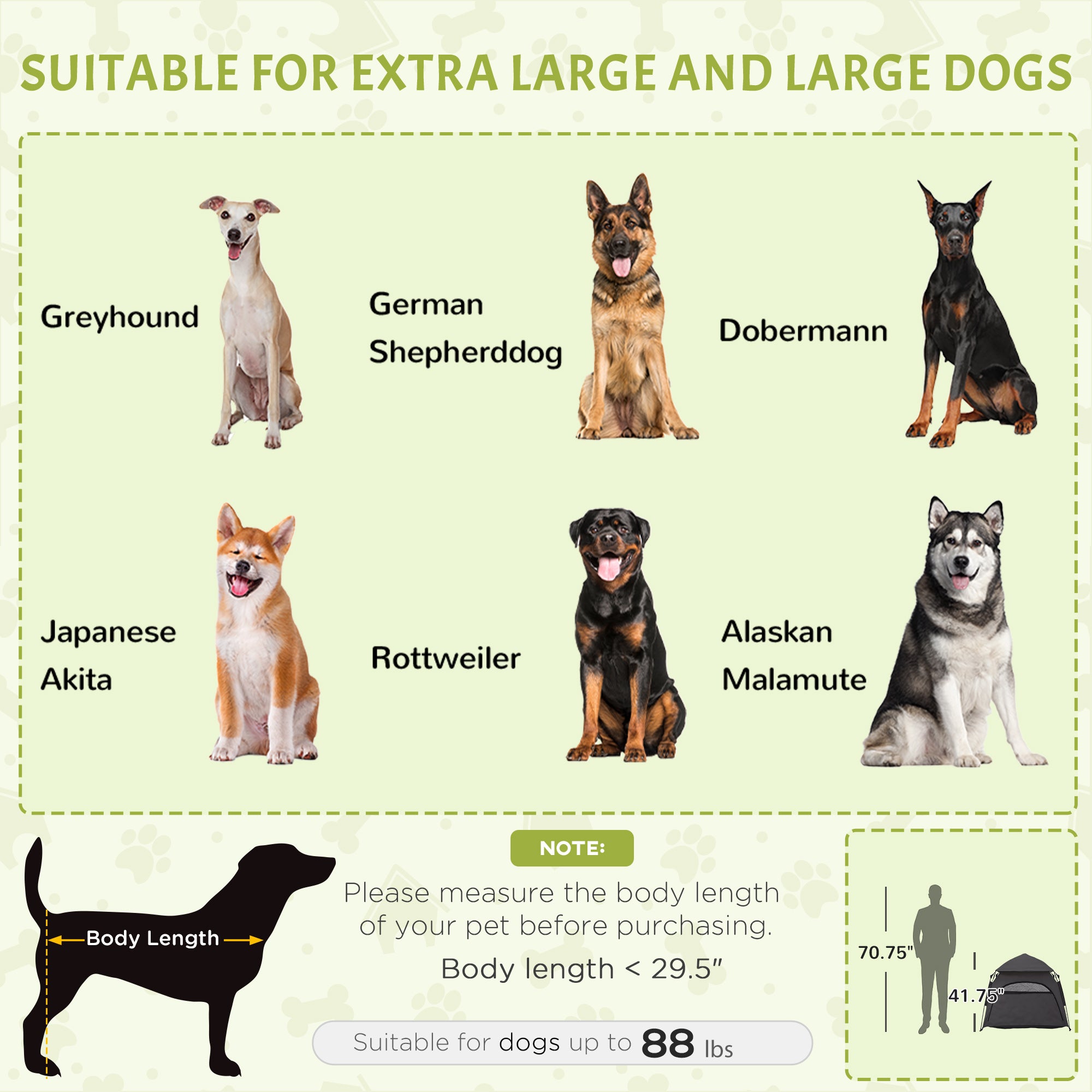pawhut-tente-pop-up-pour-chien-grand-et-tr-s-grand-avec-sac-gris-fonc image 6