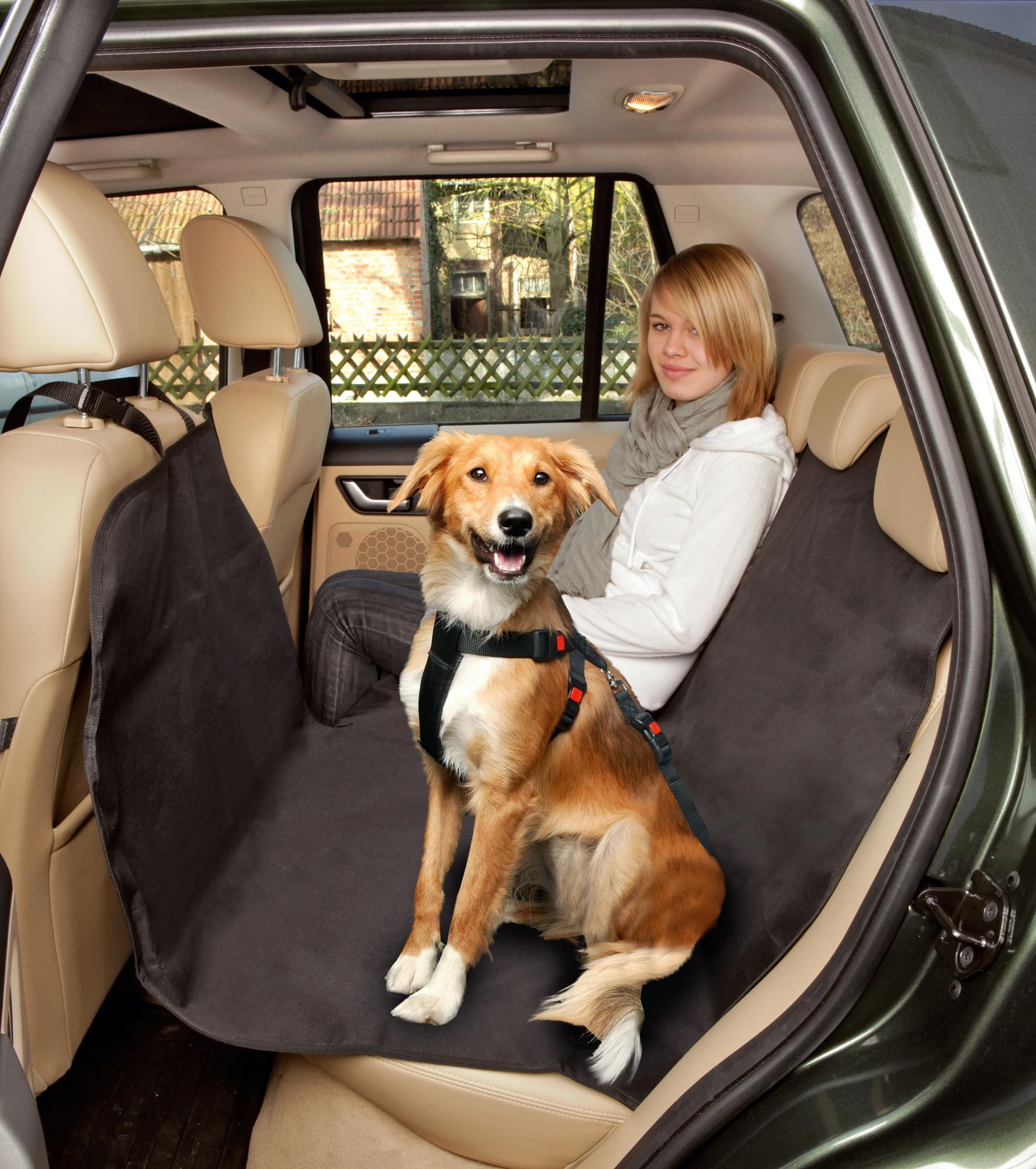 karlie-protection-voiture-162-x-132-cm-noire-housse-banquette-arri-re-pour-chien image 2