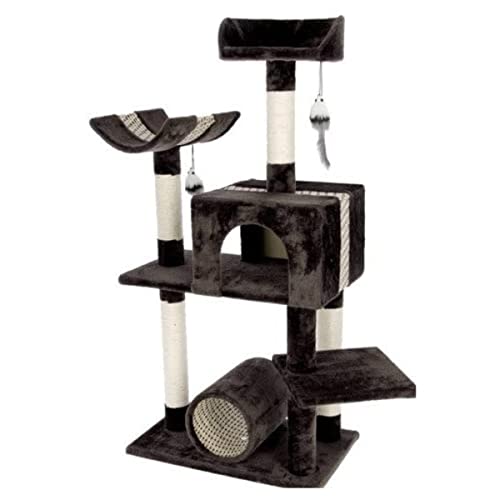 kerbl-safari-big-arbre-chat-brun-fonc-122-cm image 2