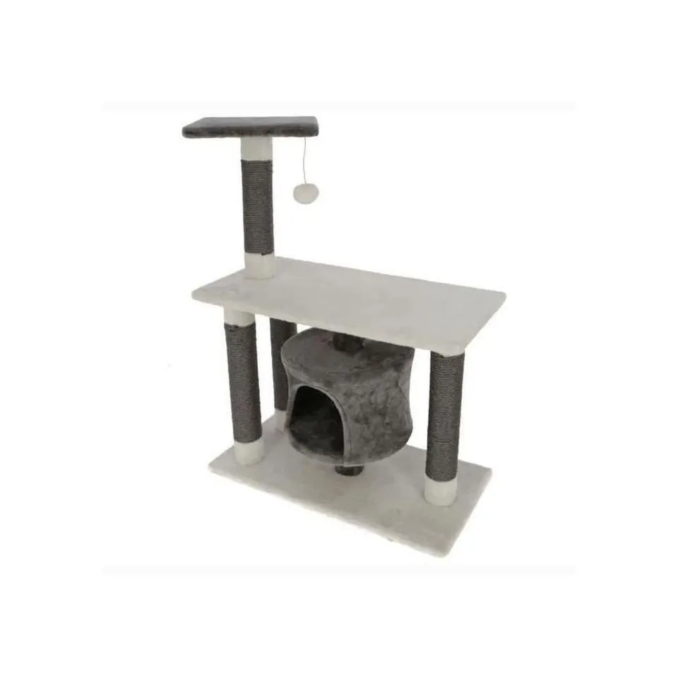 kerbl-pet-arbre-chat-jade-darklight-blanc-gris-70x35x96-cm image 1