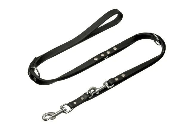 karlie-rondo-laisse-en-cuir-noir-18-mm-x-200-cm image 1