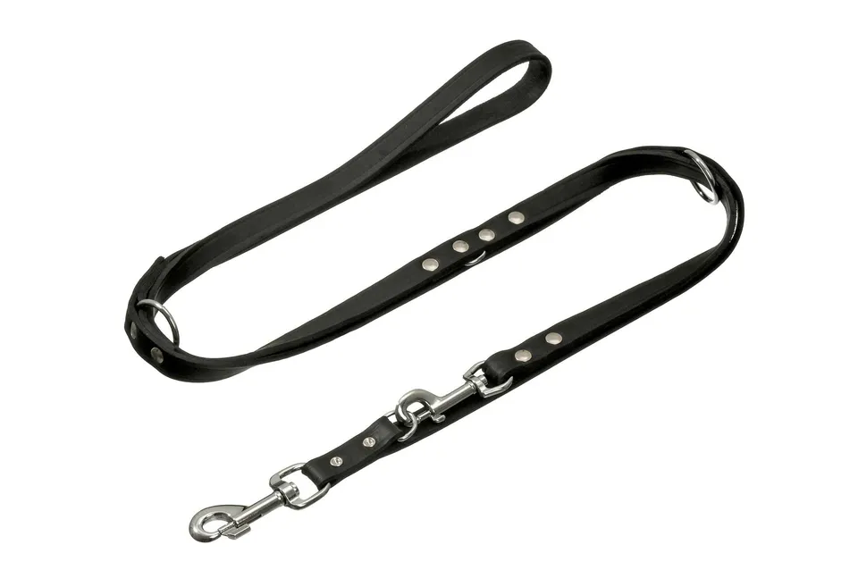 karlie-rondo-laisse-en-cuir-noir-18-mm-x-200-cm image 1