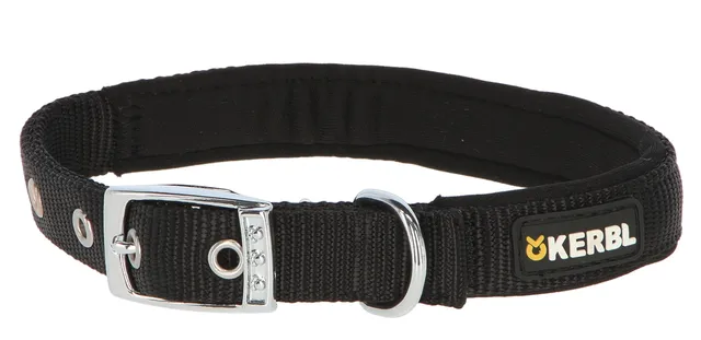 kerbl-miami-plus-collier-pour-chien-noir-25-mm-38-46-cm image 1