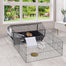 pawhut-cage-pliante-35-pour-petit-animal-avec-rampes-et-accessoires image 3