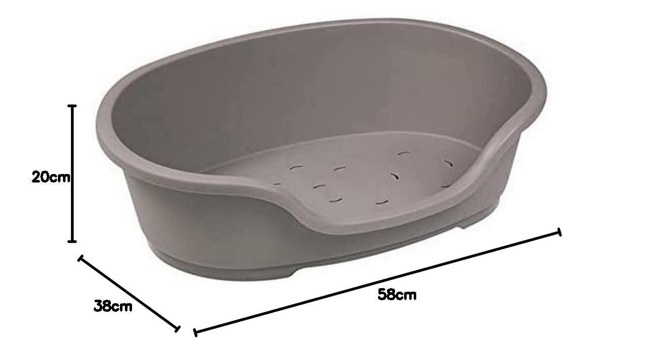 karlie-domus-panier-pour-animal-domestique-plastique-gris-chaud-50-x-38-x-20-cm image 2