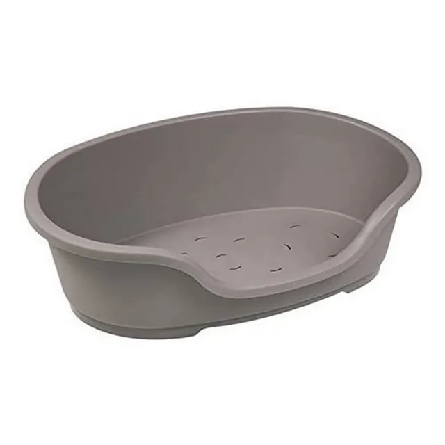 karlie-domus-panier-pour-animal-domestique-plastique-gris-chaud-50-x-38-x-20-cm image 1