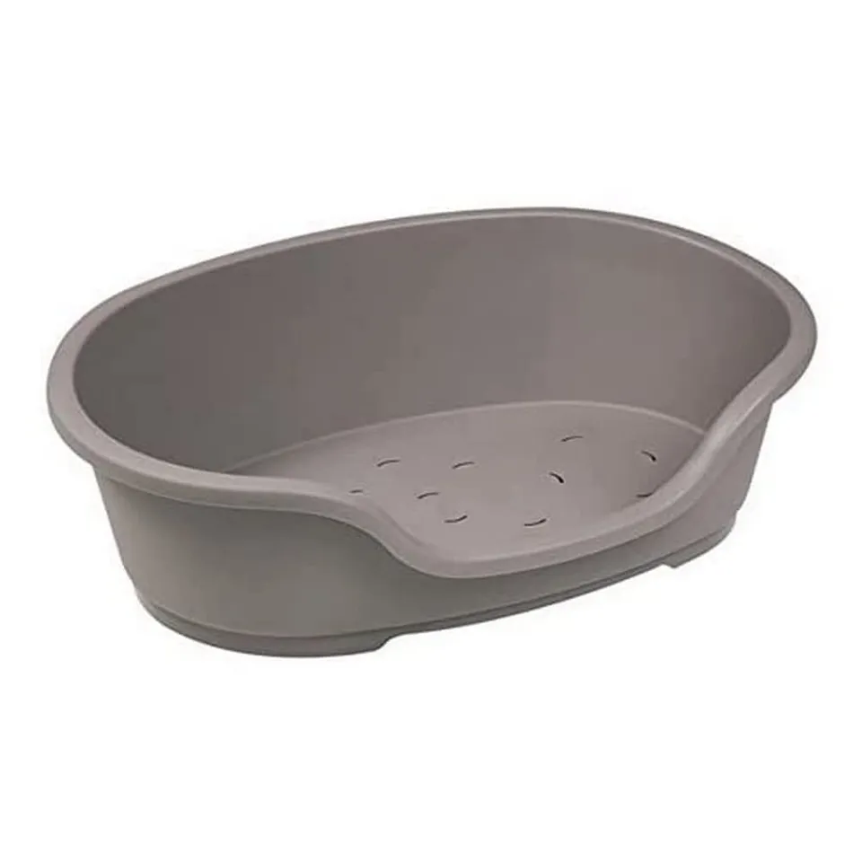 karlie-domus-panier-pour-animal-domestique-plastique-gris-chaud-50-x-38-x-20-cm image 1