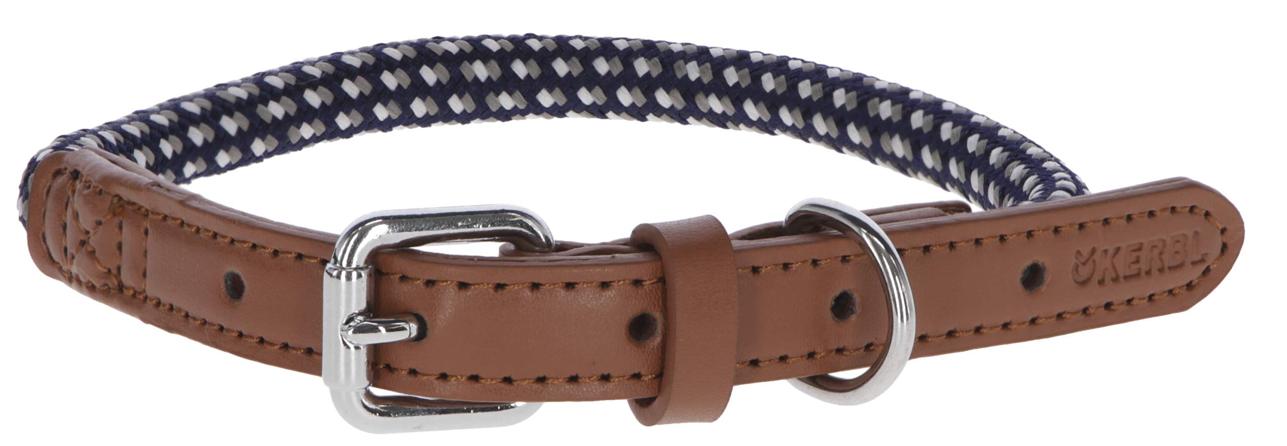 kerbl-phoenix-collier-rond-pour-chien-bleu-30-40cm-9mm image 1