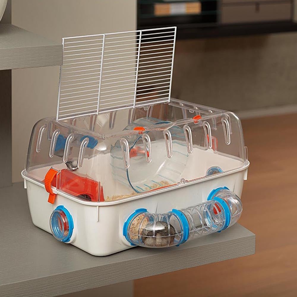 ferplast-cage-hamster-combi-1-blanche-40-5-x-29-5-x-h-22-5-cm-avec-accessoires image 3
