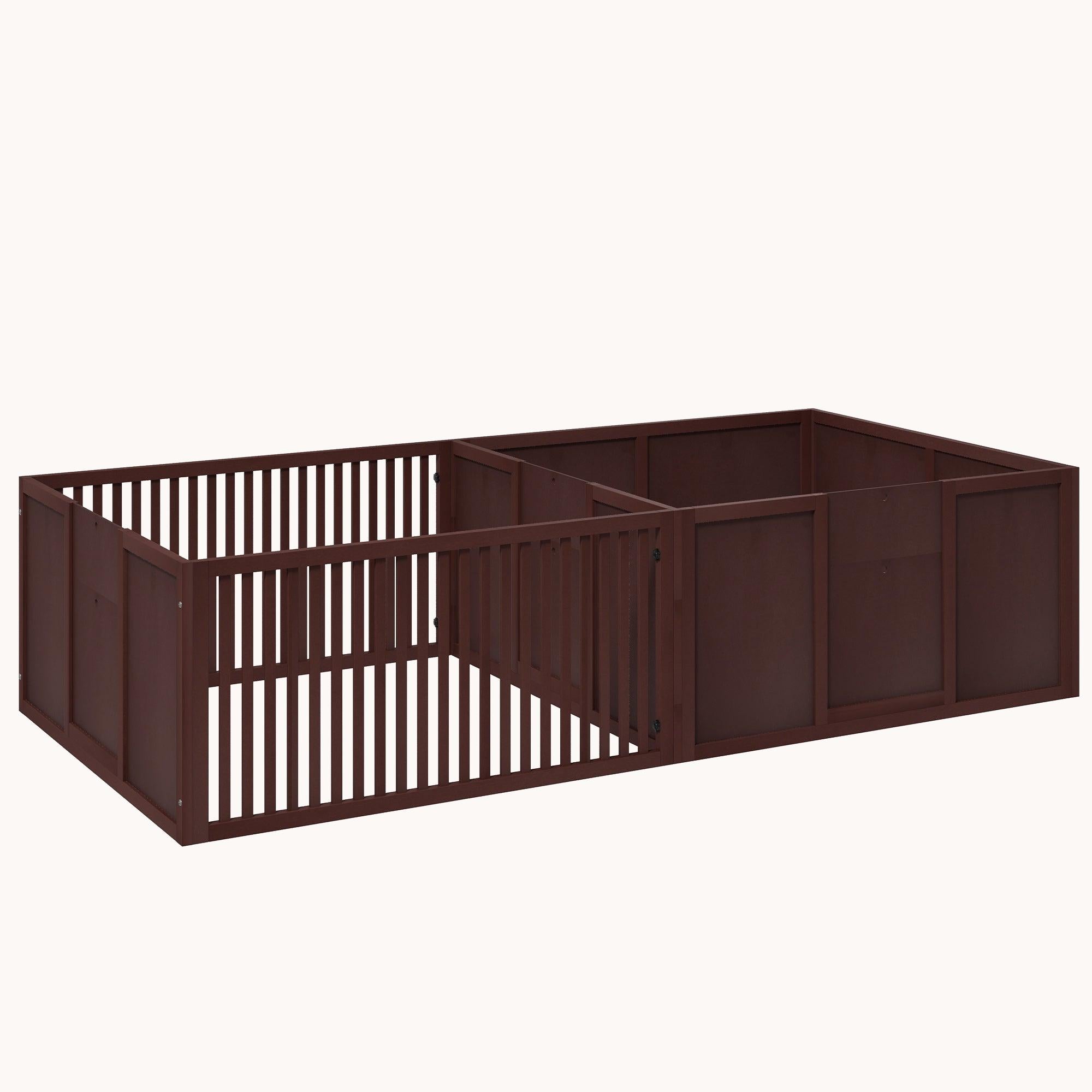 pawhut-caisse-de-mise-bas-pour-chiens-et-chiots-81-x-39-x-20-pouces-avec-portes- image 1