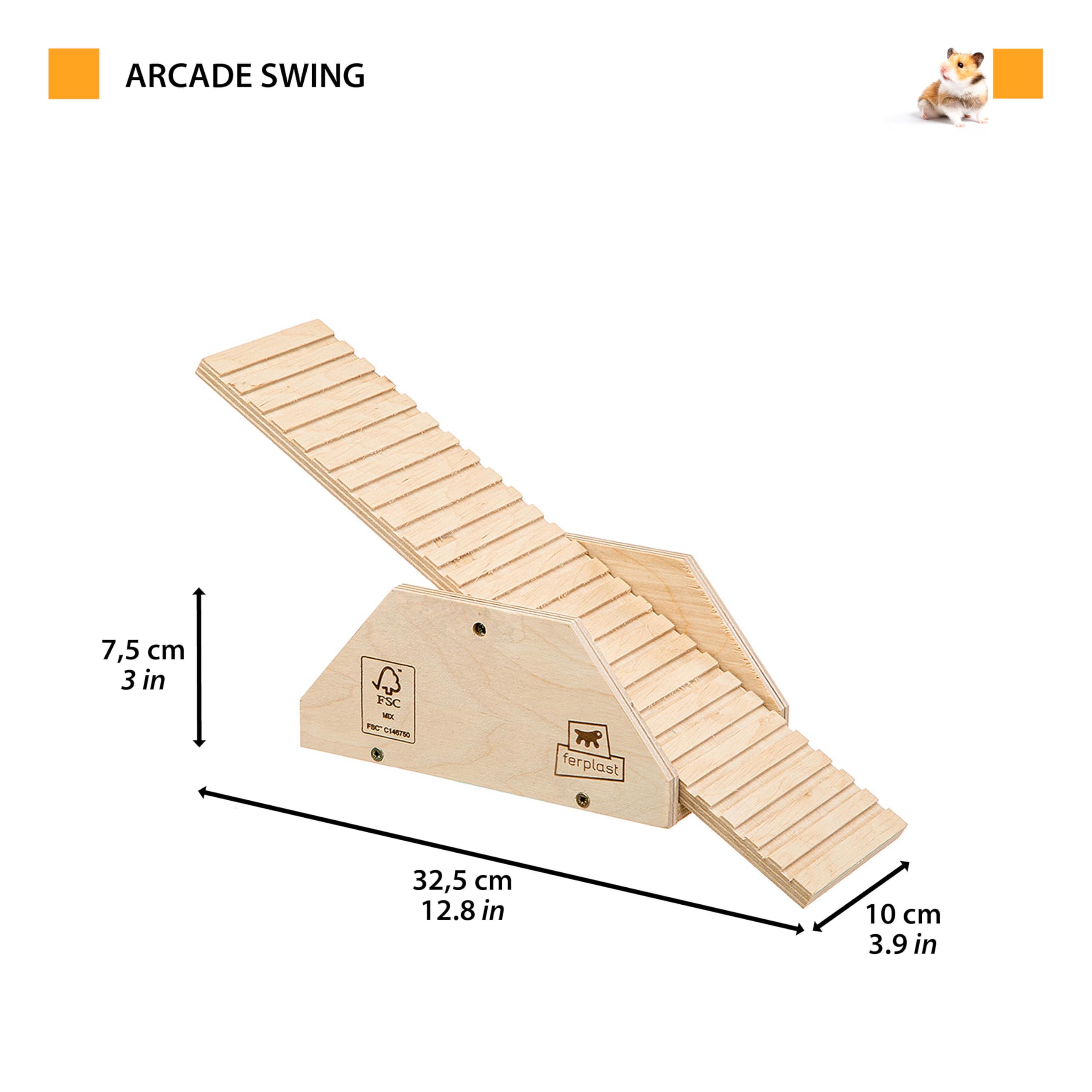 ferplast-arcade-swing-balan-oire-hamster-souris-bois-32-5-cm image 4