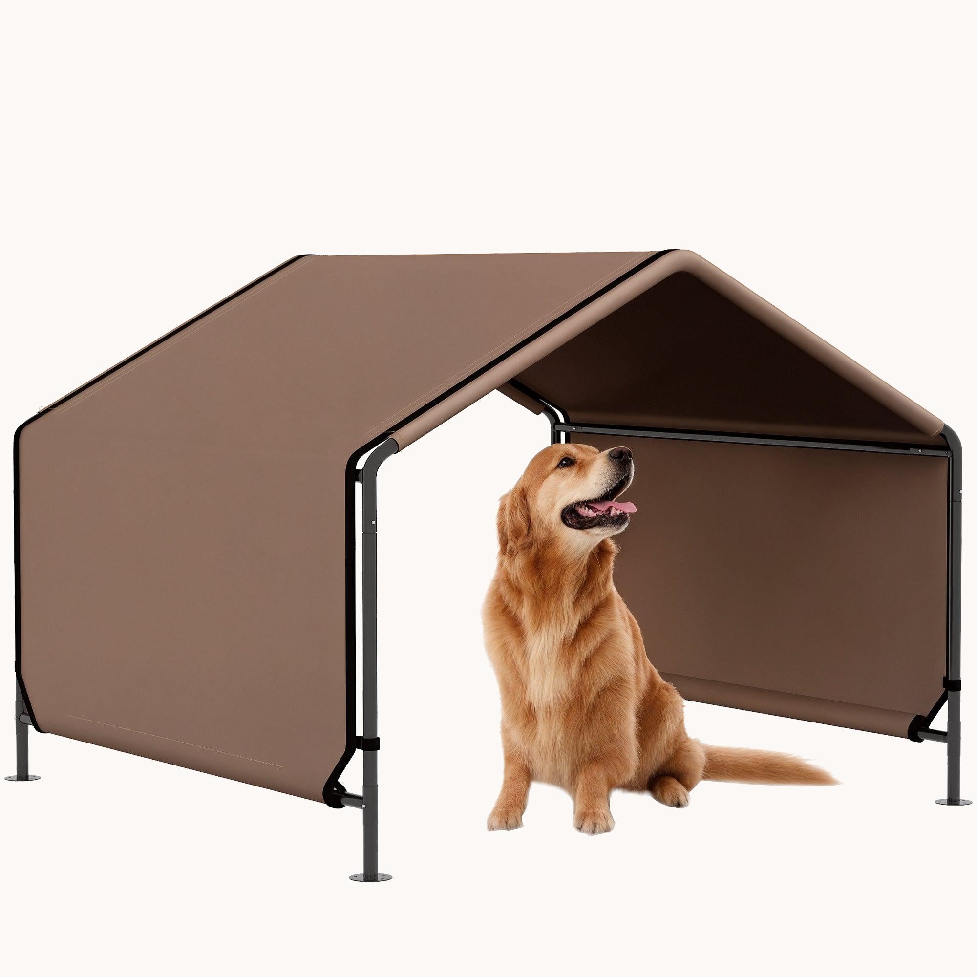 pawhut-tente-d-ombre-portable-pour-chien-imperm-able-pour-patio-et-ext-rieur-mar image 1