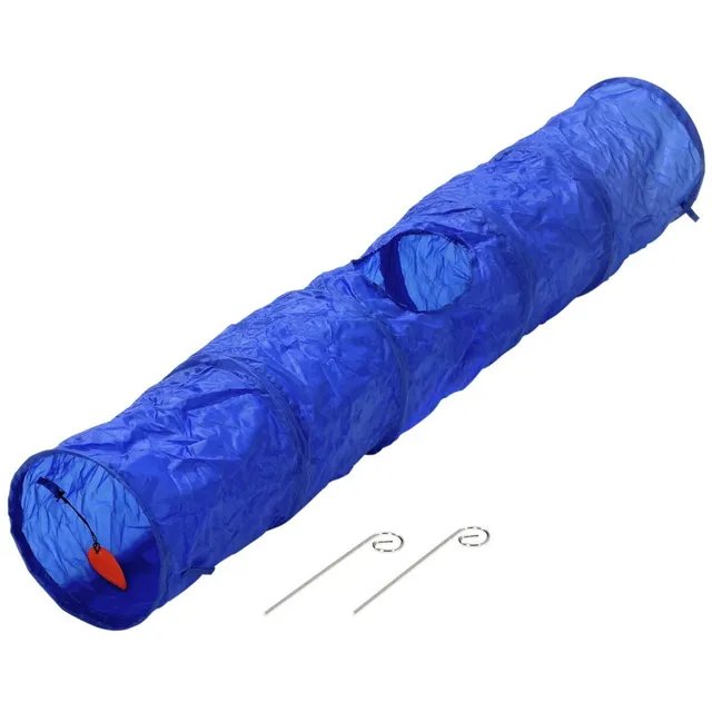 karlie-tunnel-de-jeu-pour-lapin-nain-en-nylon-avec-friandises-grignoter image 1