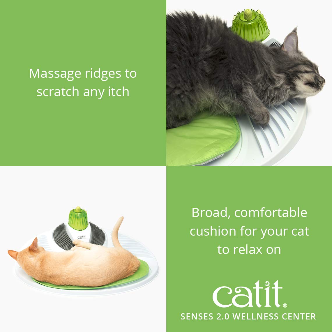 catit-senses-2-0-station-de-massage-verte-centre-bien-tre-pour-chat image 4