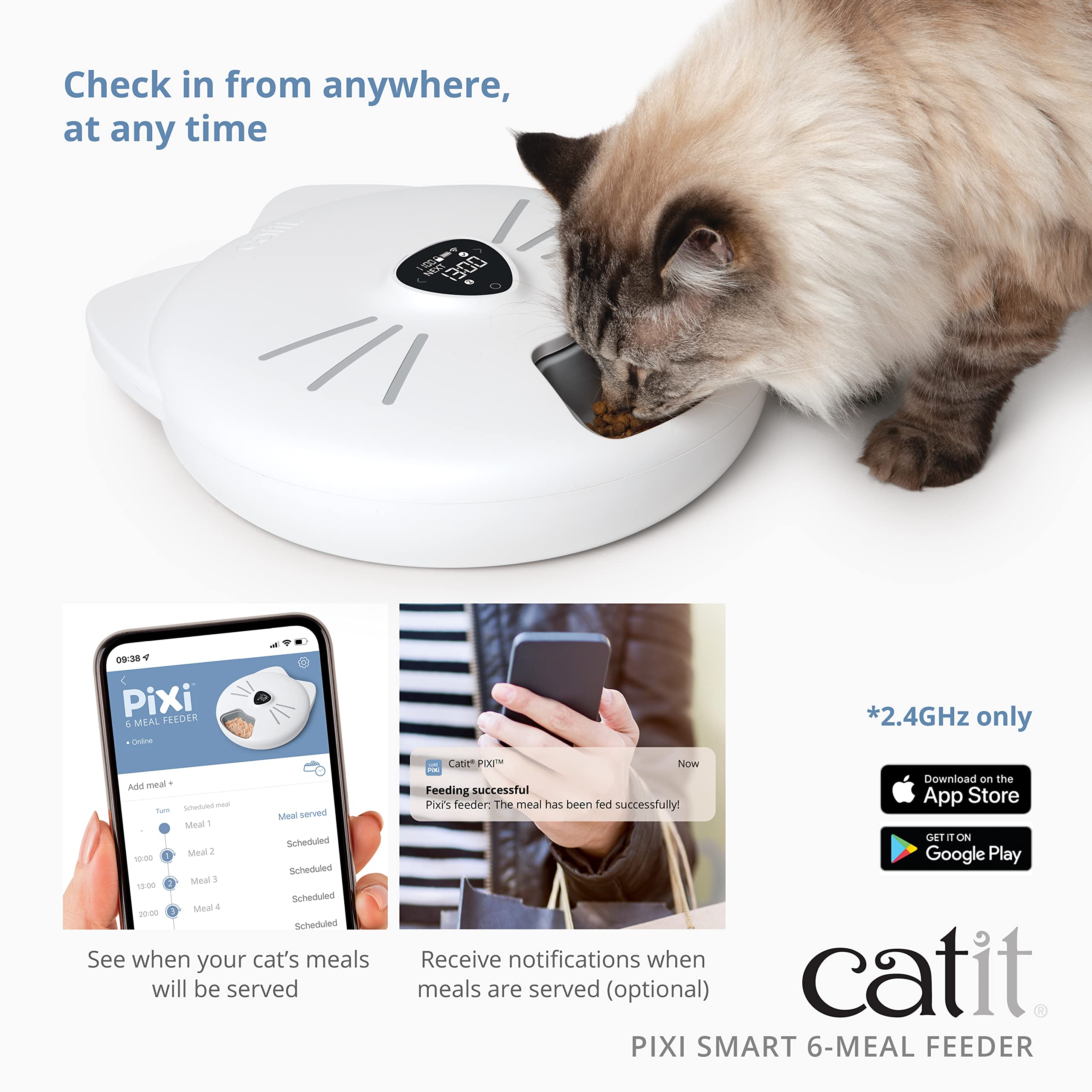 catit-pixi-smart-6-mangeoire-automatique-connect-e-6-repas image 4