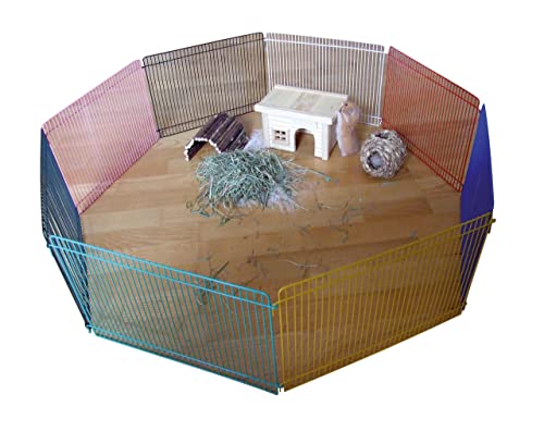kerbl-pet-enclos-ext-rieur-m-tal-color-8-l-ments-34x23-cm-hamsters-et-souris image 4