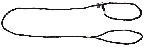 kerbl-pet-laisse-longue-avec-collier-noire-125-cm-6-mm image 2
