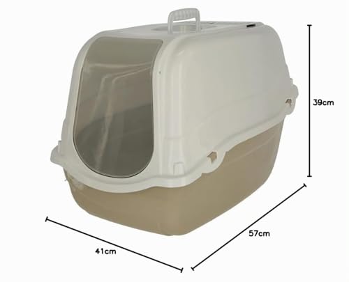 kerbl-minka-81571-maison-de-toilette-ferm-e-pour-chat-58-x-39-x-17-cm image 6