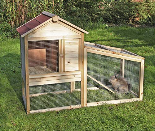 kerbl-freetime-abri-pour-rongeurs-140-x-65-x-100-cm-bois-toit-bitum image 6