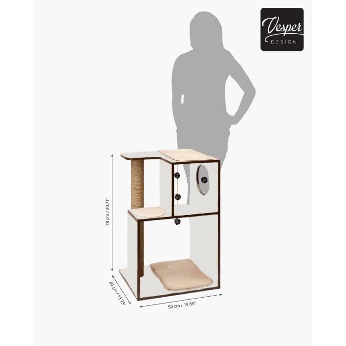 catit-vesper-v-box-large-arbre-chat-bo-te-blanc-50-x-40-x-h-78-cm image 5