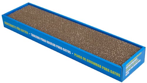 catit-griffoir-ondul-pour-chat-avec-herbe-chat image 4