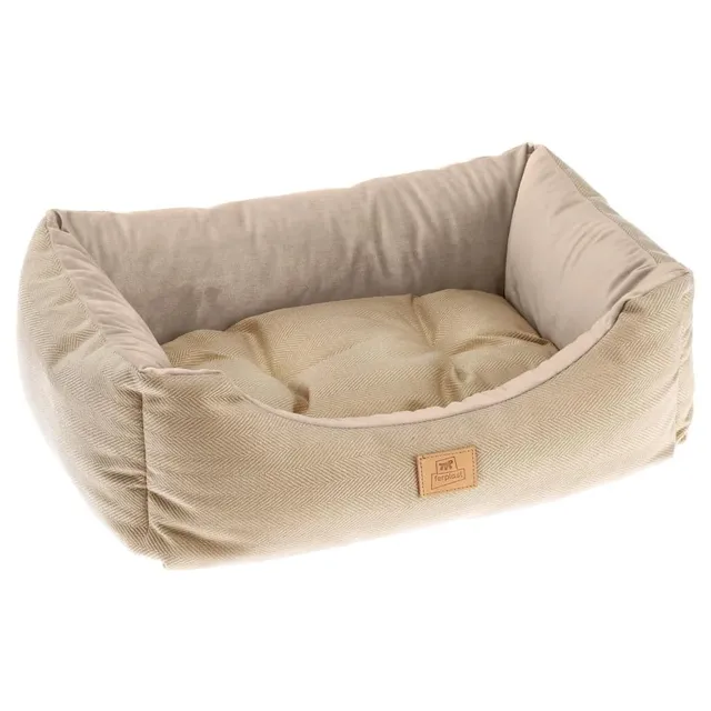 ferplast-chester-50-canap-lit-pour-chien-et-chat-beige-55-x-45-x-20-cm image 1
