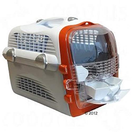 catit-pet-cabrio-caisse-de-transport-multifonction-gris-orange-pour-chats-et-pet image 3