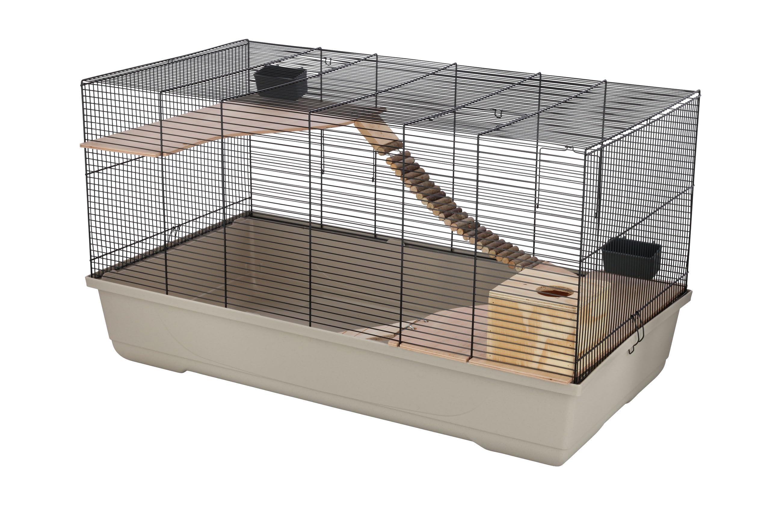 kerbl-cage-pour-hamster-100x53x55-cm-beige-2-niveaux image 1